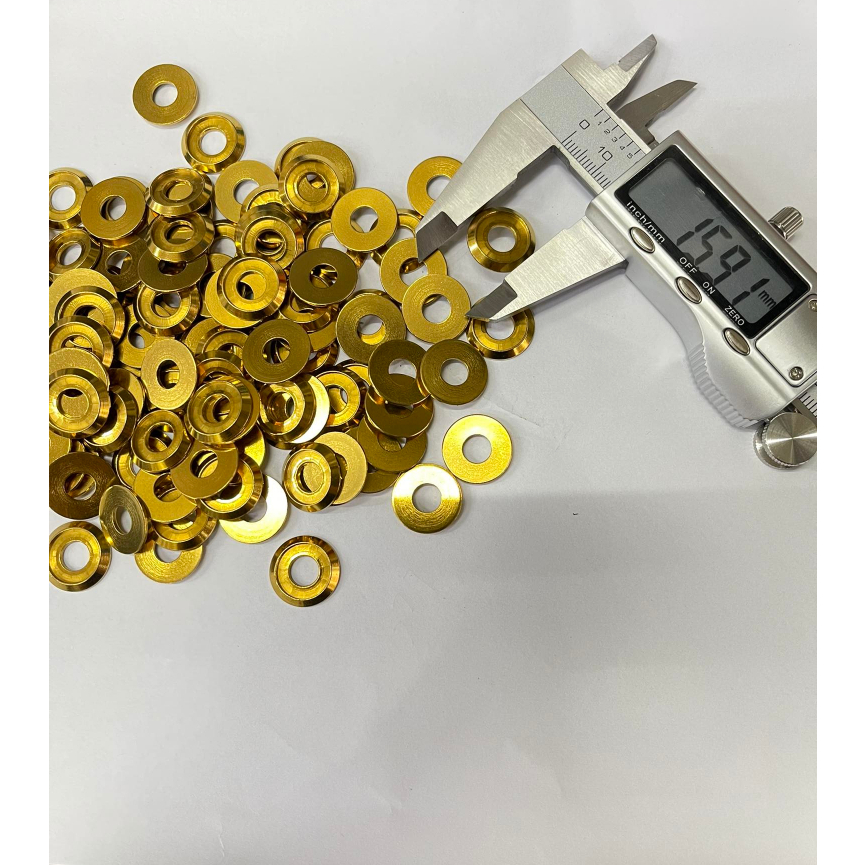 Lông đền 6ly , long đền inox xi vàng 6li ring6mm D16