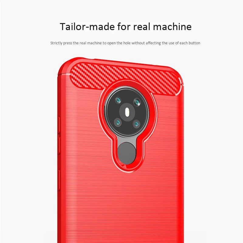 Suitable for Nokia 5.3 Case Anti-Fall Protective Shell Brushed Shell Protective Soft Shell TPU Case