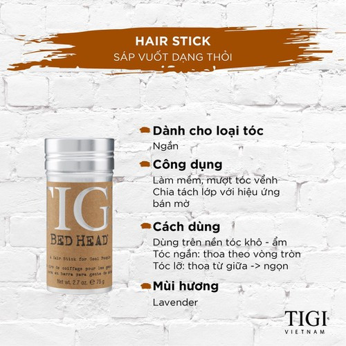 SÁP THỎI TẠO KIỂU TIGI BEDHEAD ( chính hãng) USA 75g