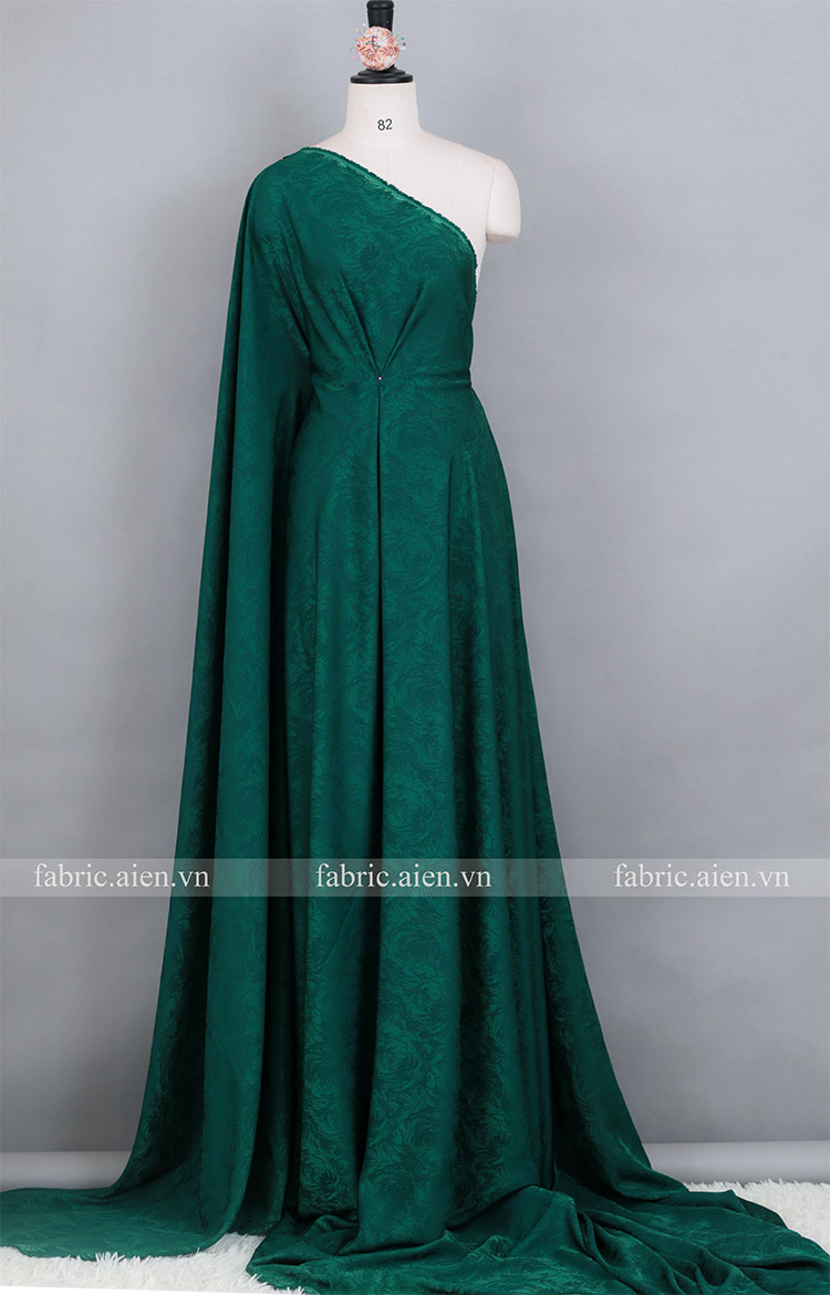 Vải lụa Hải Đường ALHD02-22 (Vải được cắt sẵn theo nguyên set)