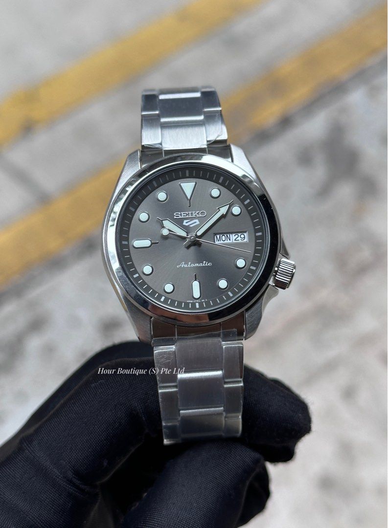 Brand New Seiko 5 Sunburst Grey On Bracelet Men's Automatic Casual Watch  SRPE51 SRPE51K1 | Lazada Singapore