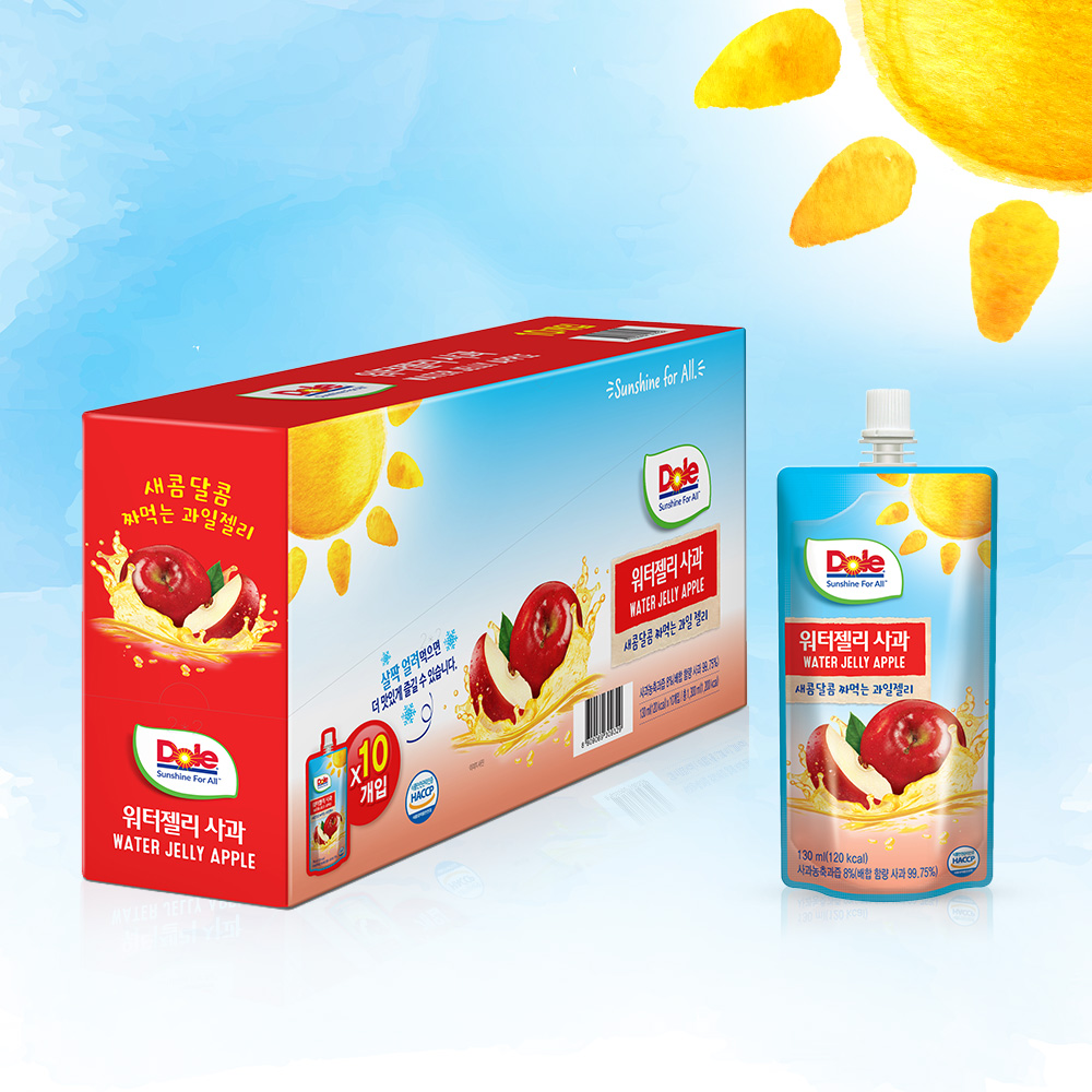 (Hàng tặng không bán) Nước Táo Ép Thạch Dole (130ml)