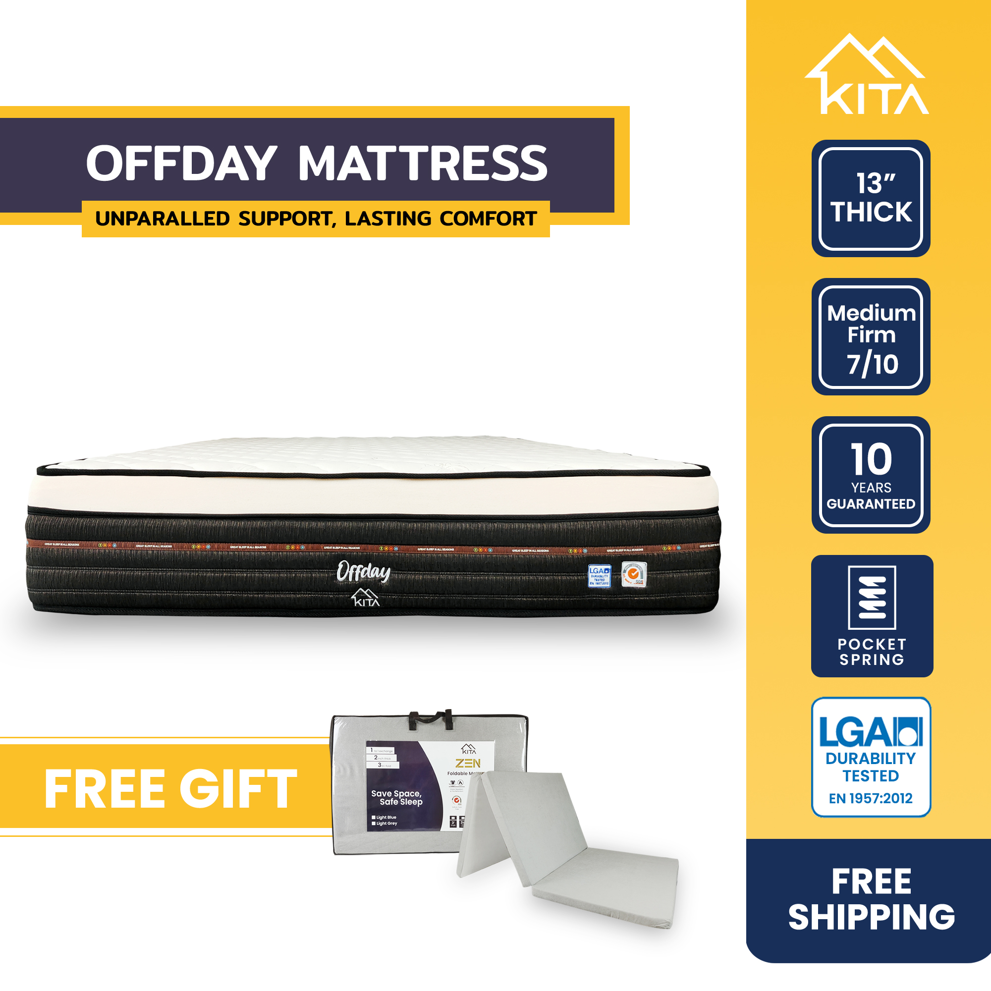 13 inch foam mattress