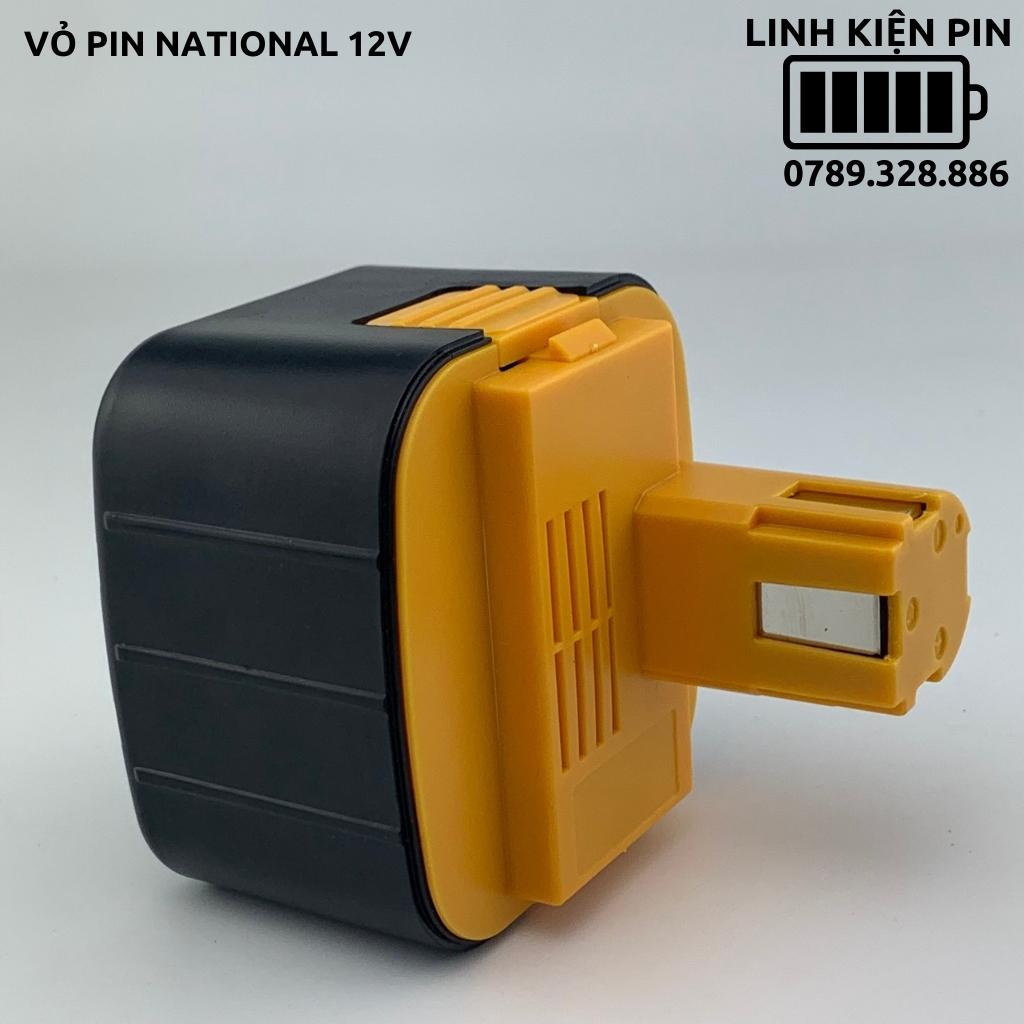 Vỏ pin national 12v mới đóng được 6 cell