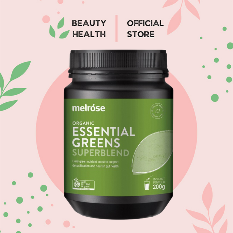Powder 200g Melrose Green Essential Melrose Organic Wheatgrass