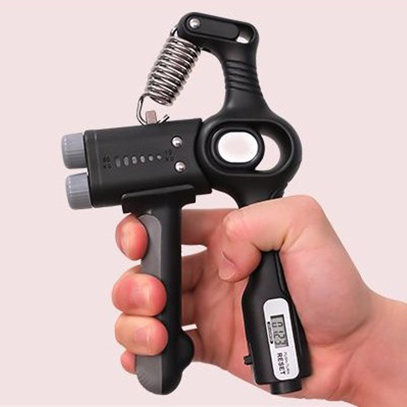 Hand Exerciser Wrist Strengthener Adjustable Grip Strength Trainer for Building Muscles and Improving Wrist Strength Non-slip Handle with Counting Feature Perfect
