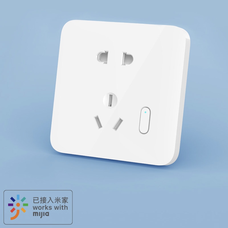 Xiaomi Mijia ổ cắm chìm ở tường thông minh không dây ổ cắm trên tường tường chuyển đổi Bluetooth lưới kết nối ổ cắm làm việc cho Mijia mi ứng dụng nhà