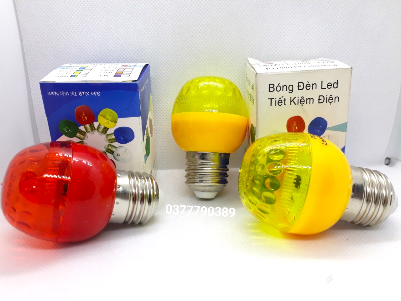 Bóng đèn led bàn thờ đỏ,vàng
