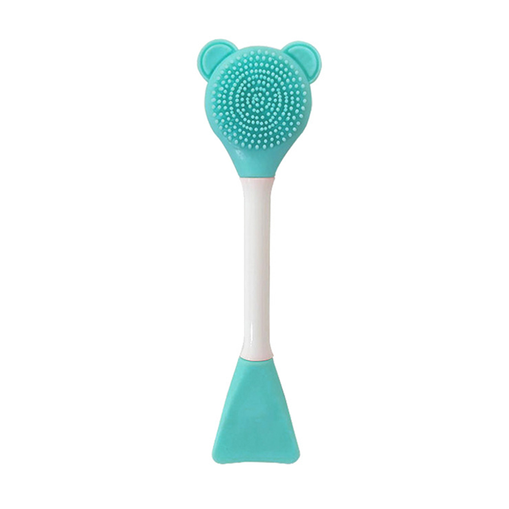 Cọ đắp mặt nạ hai đầu bằng silicon hình gấu cọ rửa mặt đa năng dụng cụ làm mặt nạ dạng phết tự làm