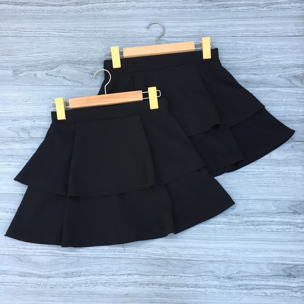 Quần váy 2 tầng xòe tiểu thư
