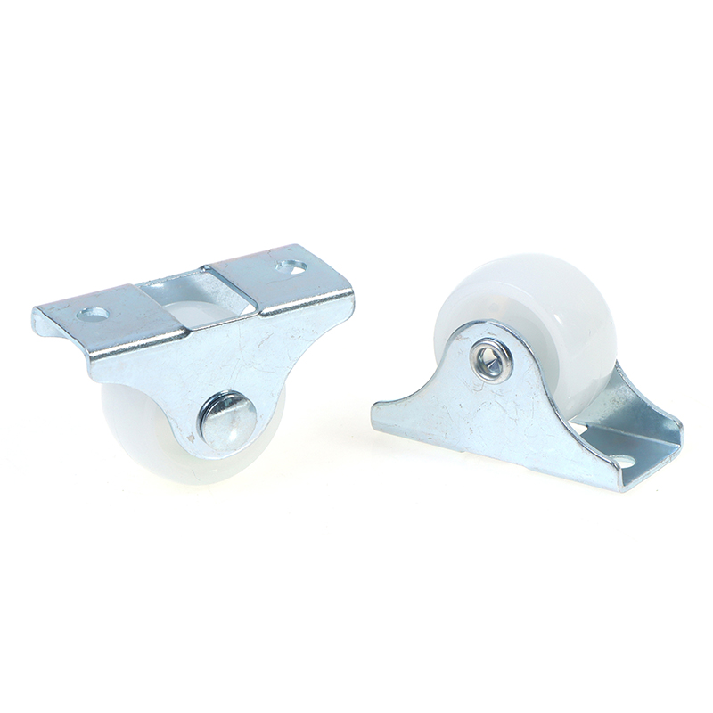 4pcs 1 Inch Drawer Wheel Plastic Directional Caster Guide Furniture Small Pulley MENGYU.
