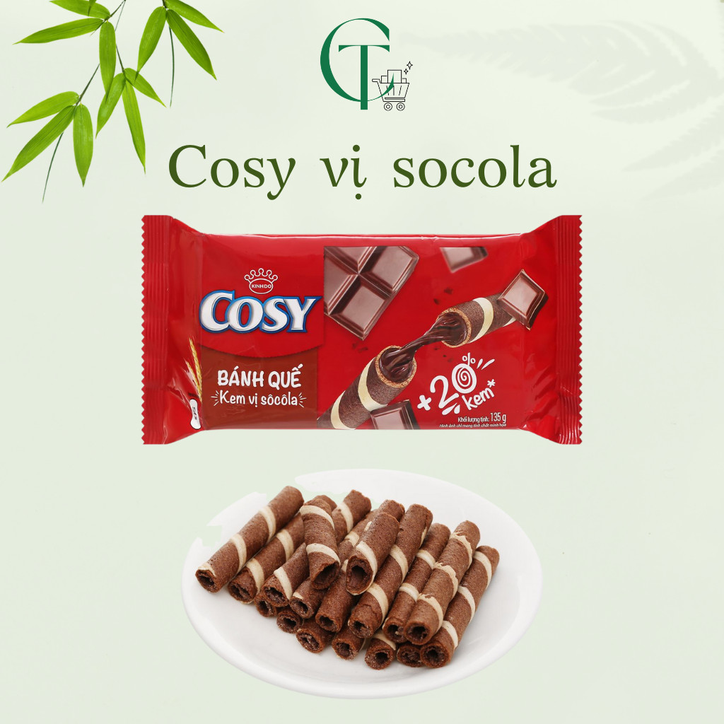 [HN] Bánh quế Cosy Kinh Đô đủ vị 117,6g (date mới nhất)