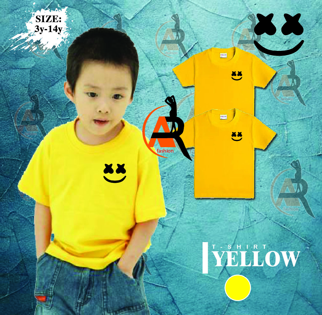 SEJUK FABRIC] MARSHMELLO Kids High Quality Unisex Tshirt 100