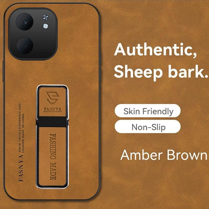 For Oppo A5X Phone Case Fluff Luxury Sheepskin Silicone Soft TPU Anti-knock Kickstand for OPPO A5X Cover casing HP.