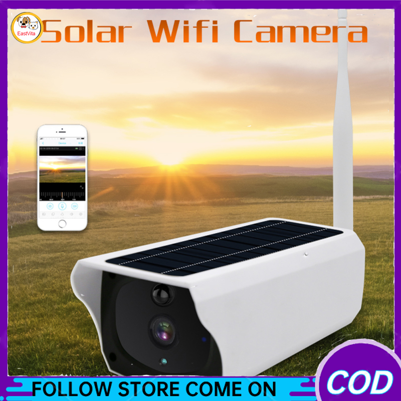 Solar Security Cameras Wireless IP66 Waterproof AI Motion Detection 2 Way
