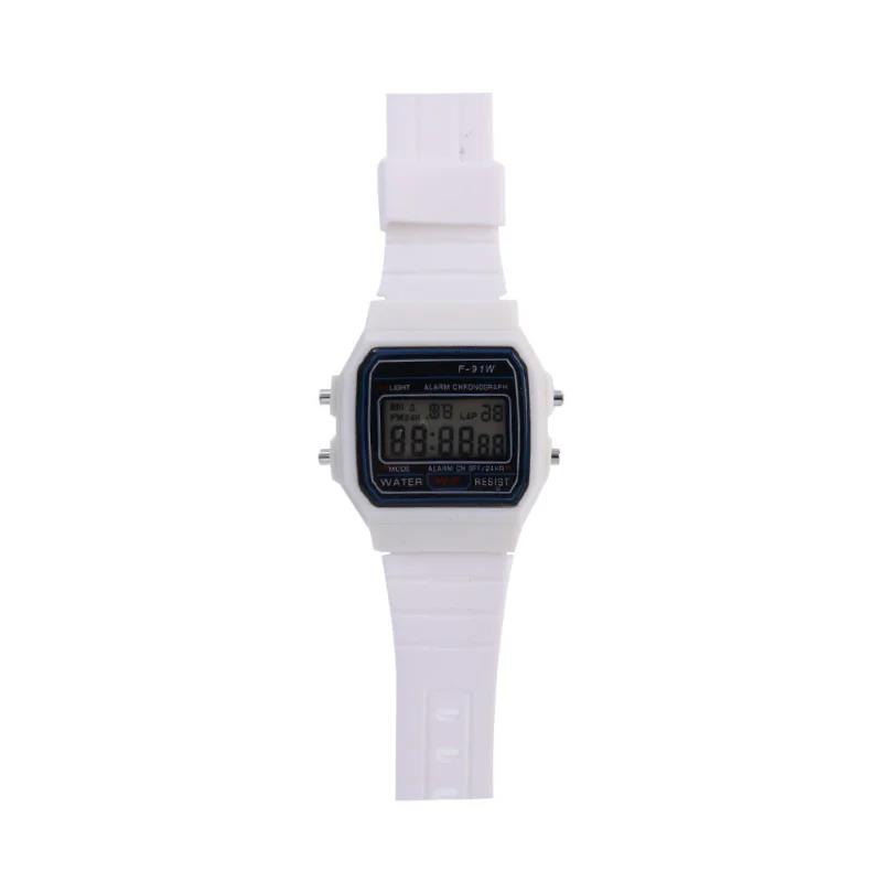 LED Digital Watch F91W Women Men Vintage Silicone Strap Wristwatches for Sports Square Wrist Band Alarm Clock Couple Ladies Gift. 