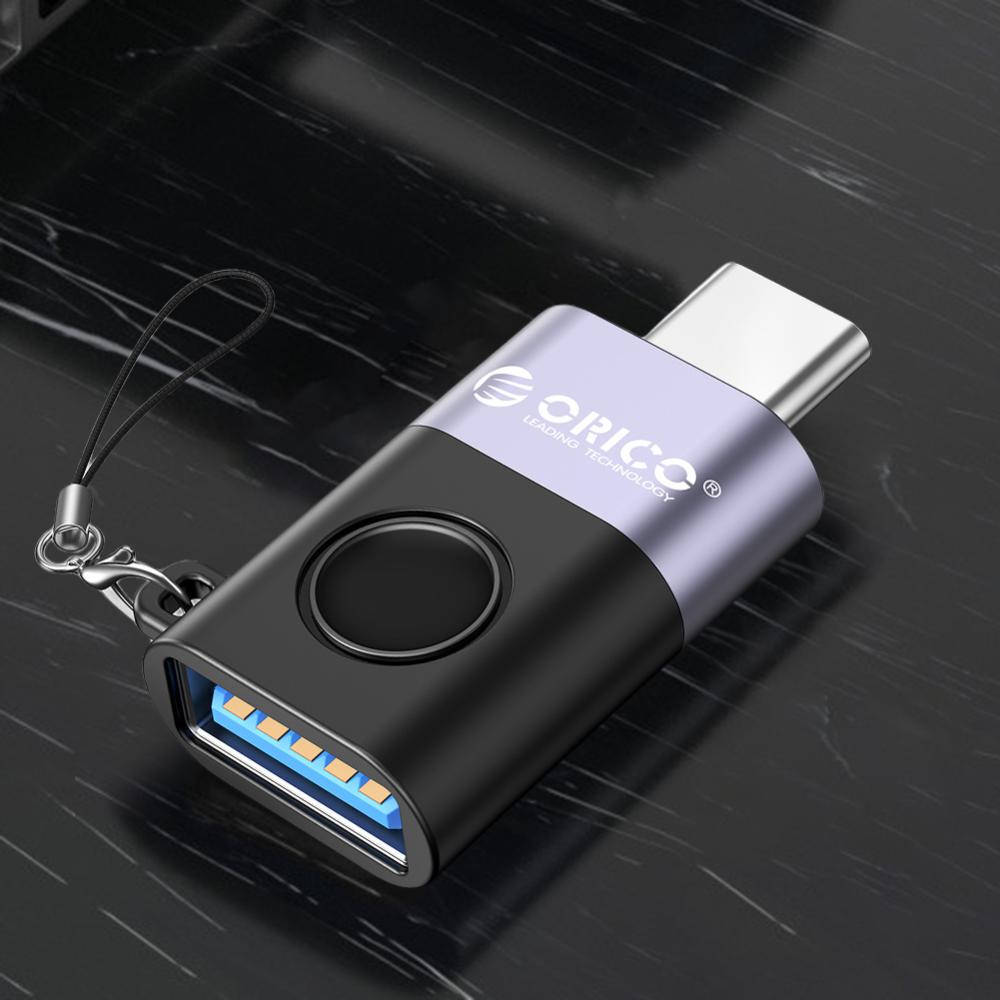 USB-C Data Transfer Converter OTG Transfer Speed 480Mbps Type-C To USB Adapter 22.5W Fast Charging USB C Adapter Connector Aluminum Alloy