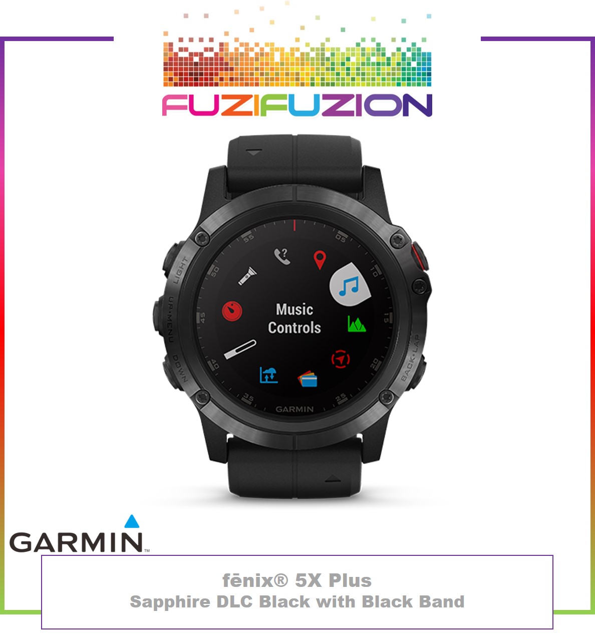 garmin fenix 5x plus titanium
