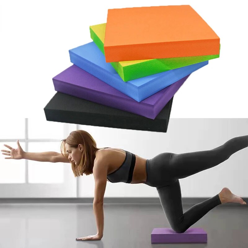 30 40Cm TPE Yoga Mat Soft Balance Pad Waterproof Cushion Trainer Gym