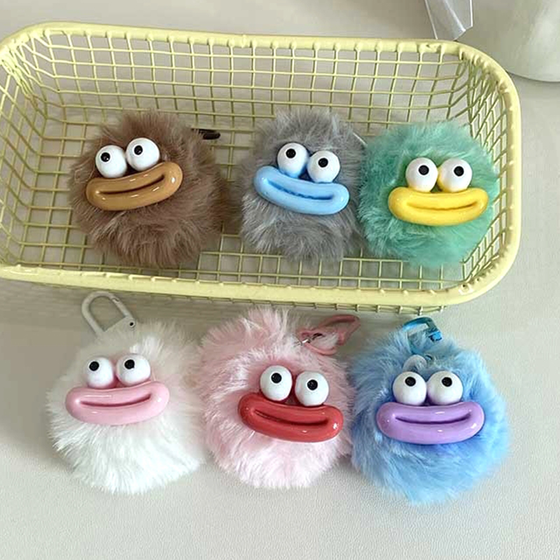 Sausage%20Mouth%20Hair%20Ball%20Key%20Chain%20Funny%20Plush%20Doll%20Pendant%20Key%20Ring%20Charms%20Backpack%20Car%20Decor%20Bag%20Accessories%20BRYT%20-%20Image%203