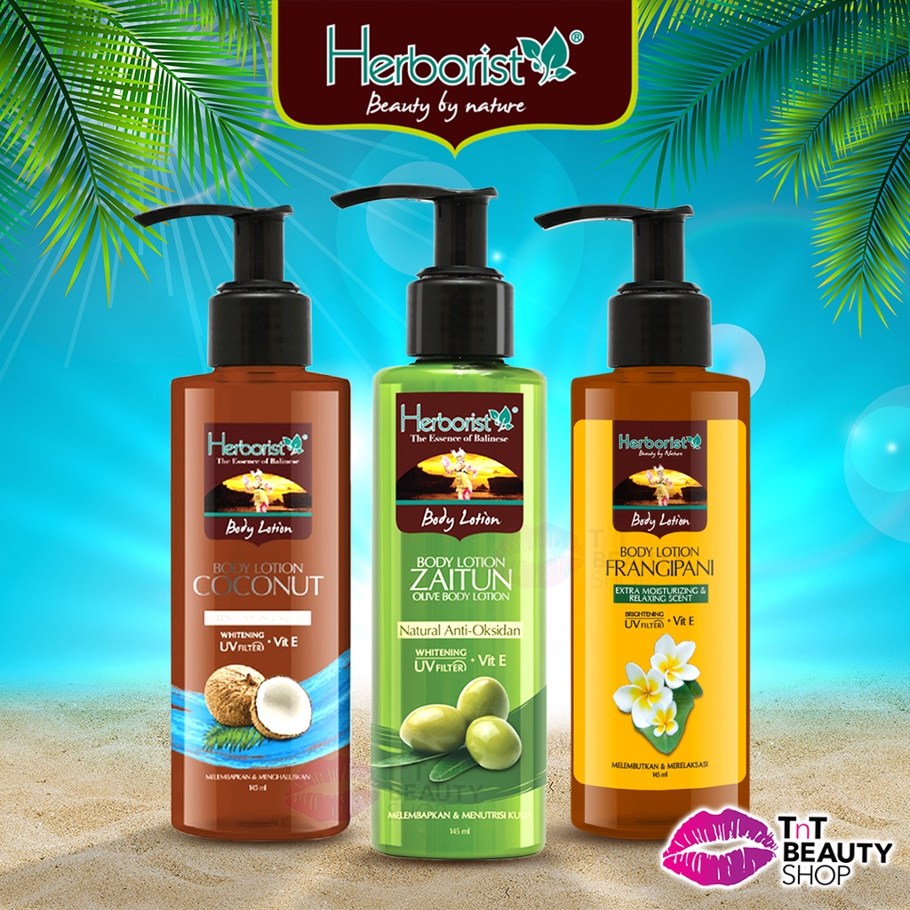 HERBORIST BODY LOTION FRANGIPANI OLIVE COCONUT 145ML Lazada Singapore