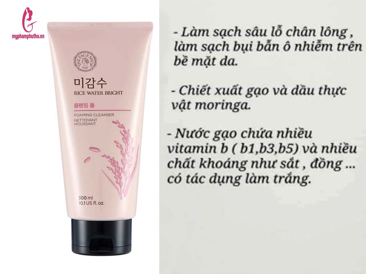 Sữa Rửa Mặt The Face Shop Rice Water Bright