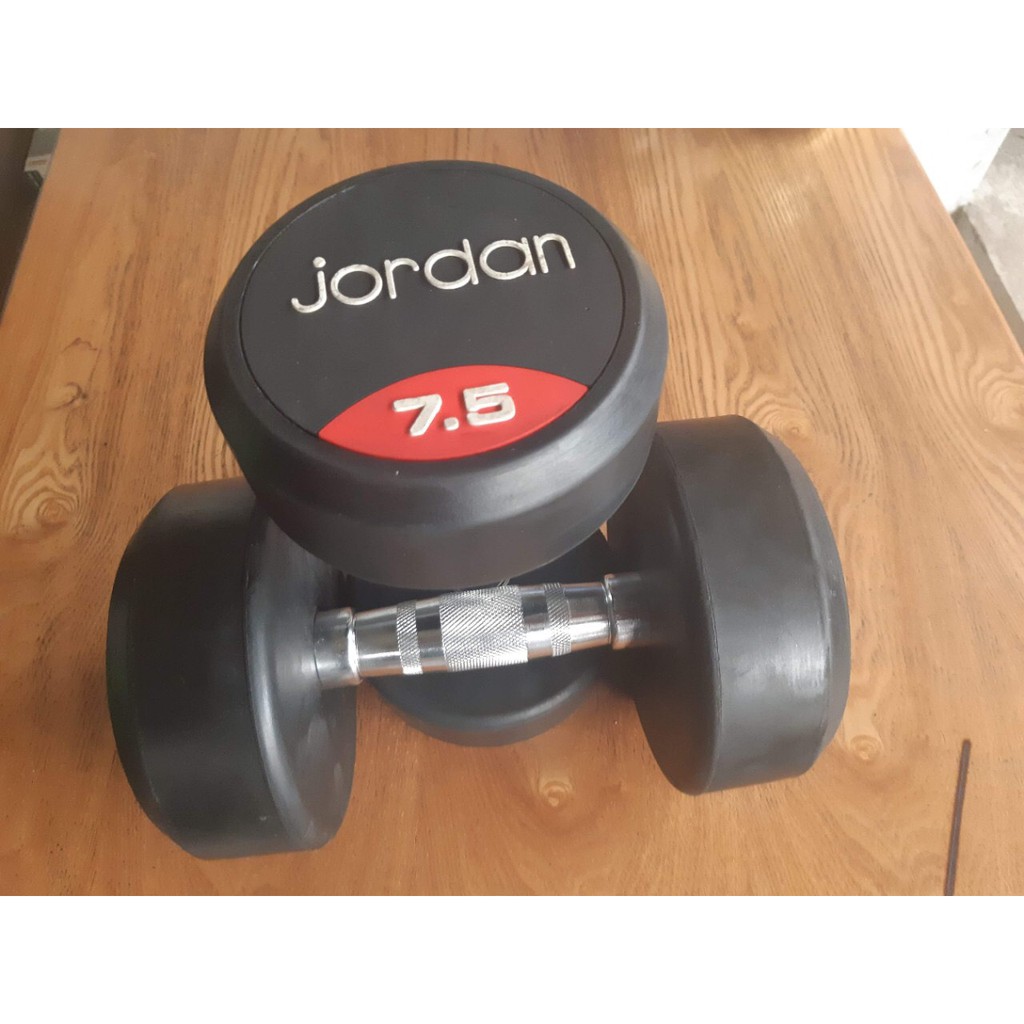 Tạ tay cao su Jordan 7.5kg cao cấp (1 cục)