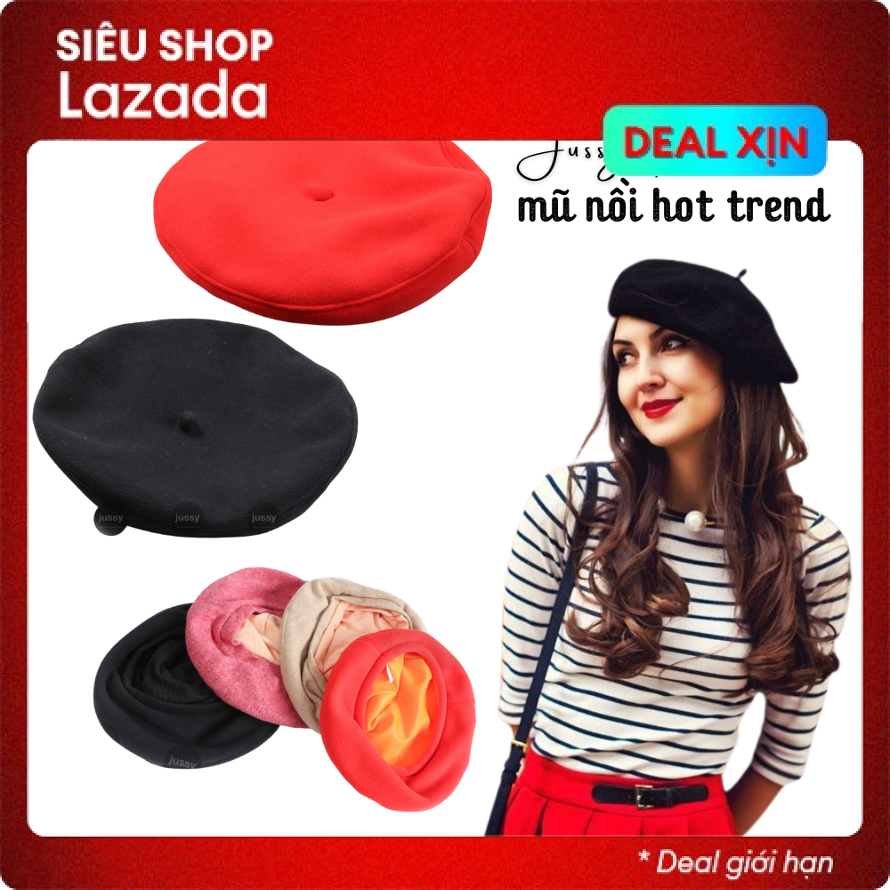 MŨ NỒI - NÓN NỒI - NÓN BERET NỈ