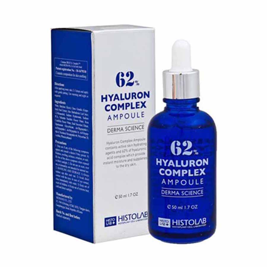 Tinh Chất Cấp Ẩm, Phục Hồi Histolab 62% Hyaluron Complex Ampoule Derma Science Serum 50ml