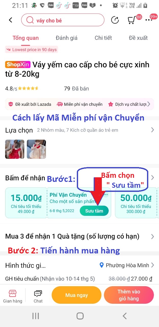 Bộ sơ mi ngắn tay cho bé gái