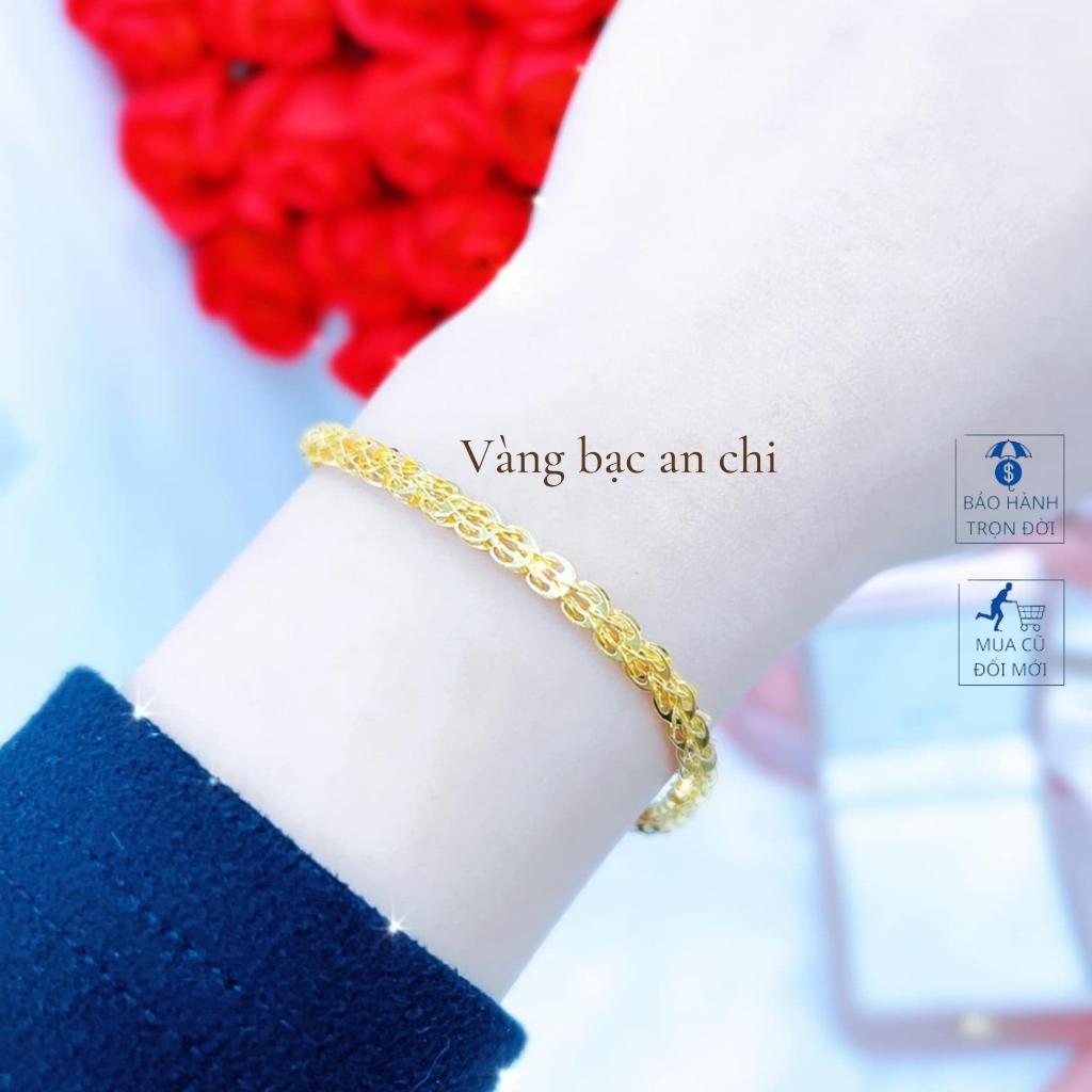 Lắc tay phụng vàng tây 10k, có hóa đơn bảo hành tiệm,Vàng bạc an chi