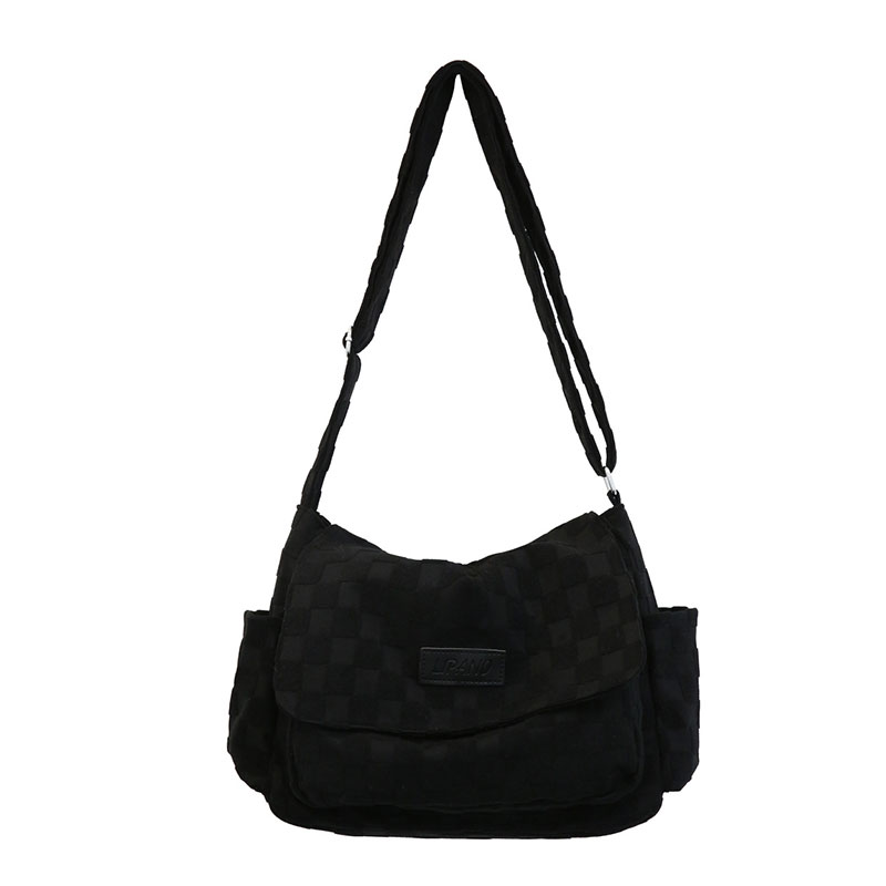 ELACCENT Women's shoulder bag Versatile commuter shoulder messenger bag simple Large capacity cross-body bag