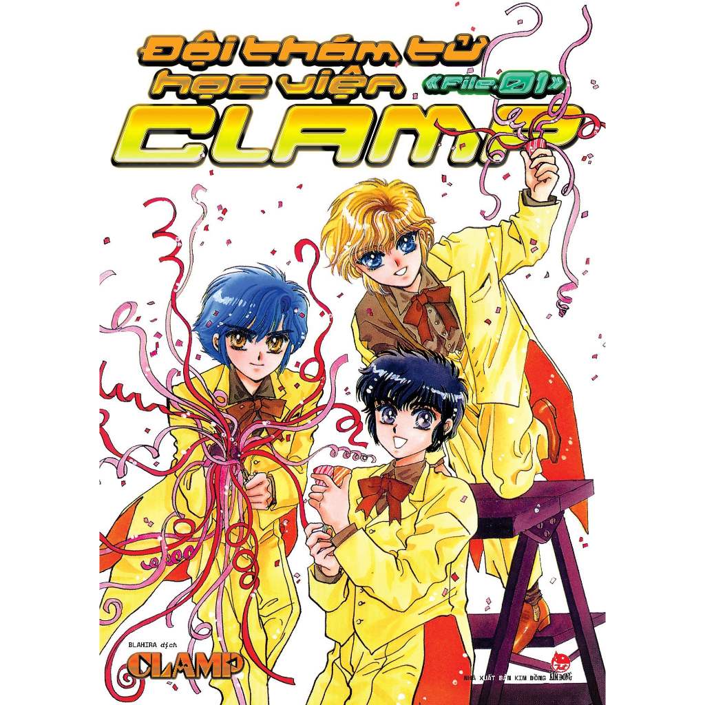 Kim Đồng - Boxset Đội Thám Tử Học Viện Clamp (3 Tập) [Tặng Kèm Poster Kẹp Mỗi Tập](Comic)