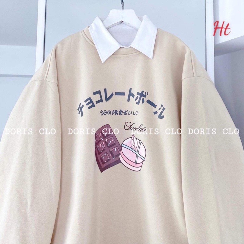 Áo nỉ bo tay bánh chữ Nhật HT11