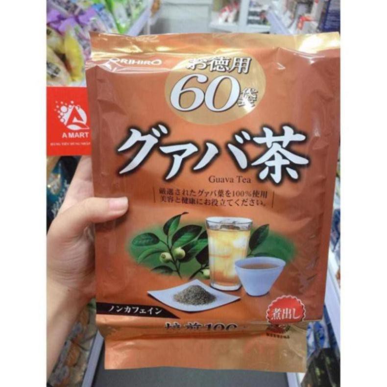 Trà lá ổi Orihiro 60 túi lọc Nhật Bản