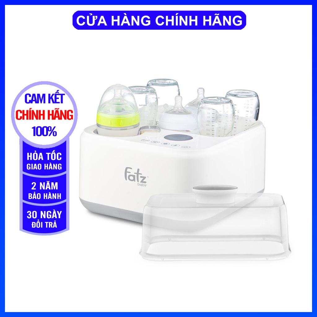 Máy tiệt trùng sấy khô hâm sữa điện tử có tích hợp máy hâm sữa - captain 1 fatz baby - fb4320sj