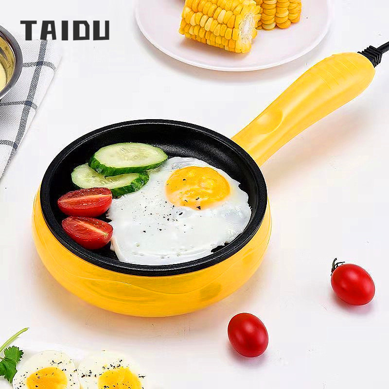 Taidu hấp trứng đa chức năng hai lớp máy luộc trứng mini chảo rán chạy điện sáng tạo trứng hấp mãng cầu máy làm bữa sáng