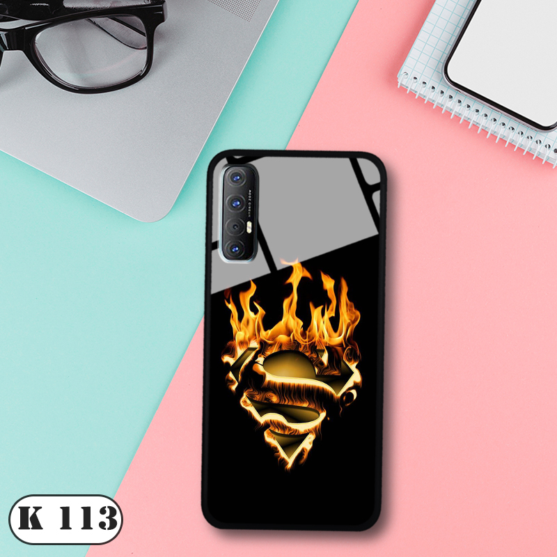 Ốp lưng kính oppo reno 3 pro/ find x2 neo in 3d ver 9