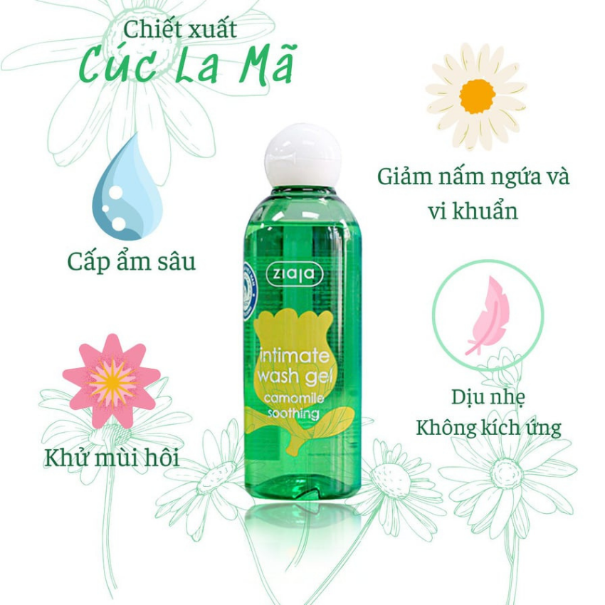 Dung dịch vệ sinh phụ nữ Intima Ziaja Ba Lan 200 ml