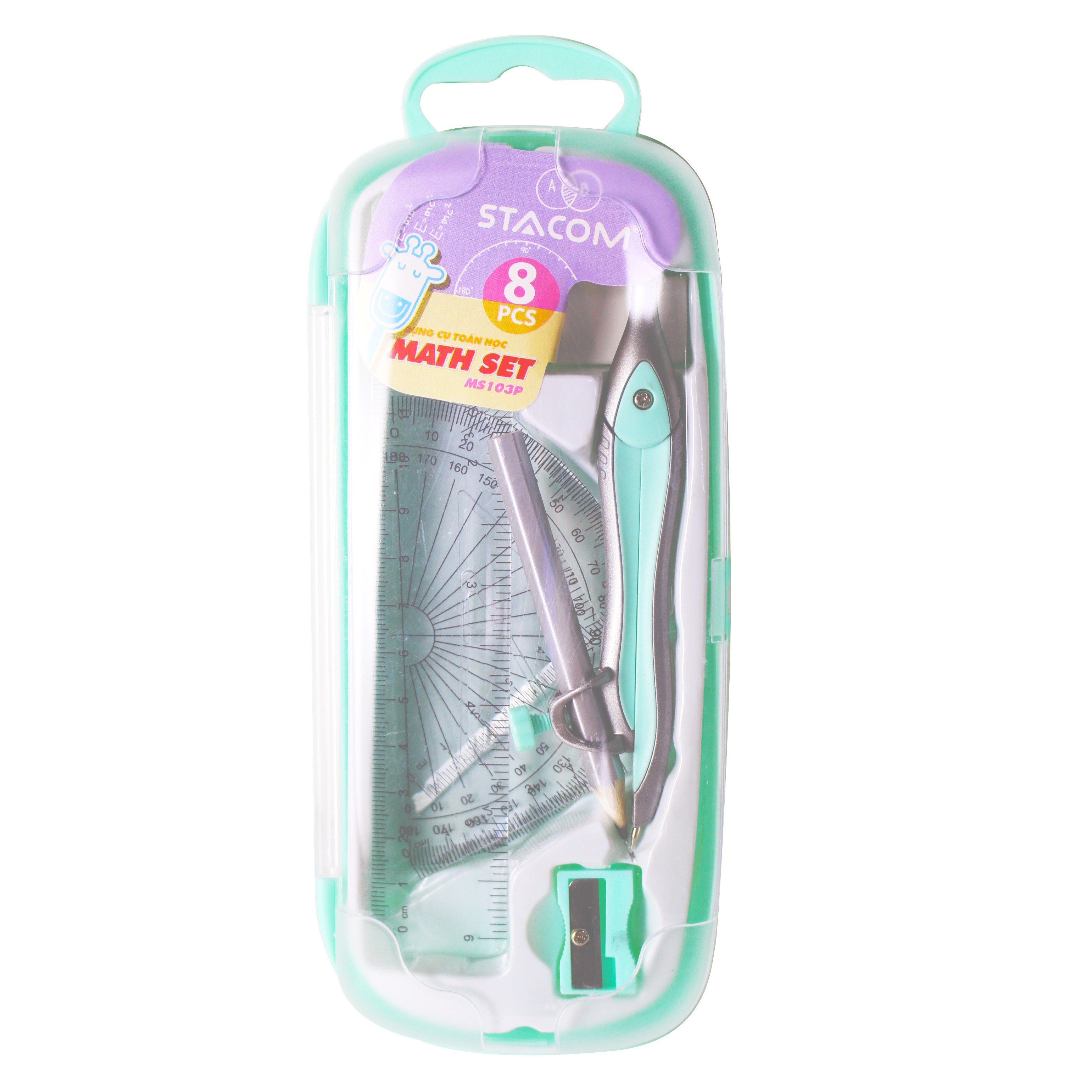 Bộ dụng cụ học tập 8 món Stacom - MS103P