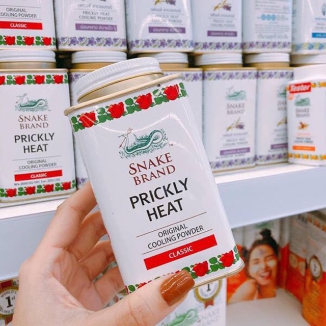 Phấn lạnh Snake Prickly Heat Thái Lan 140g