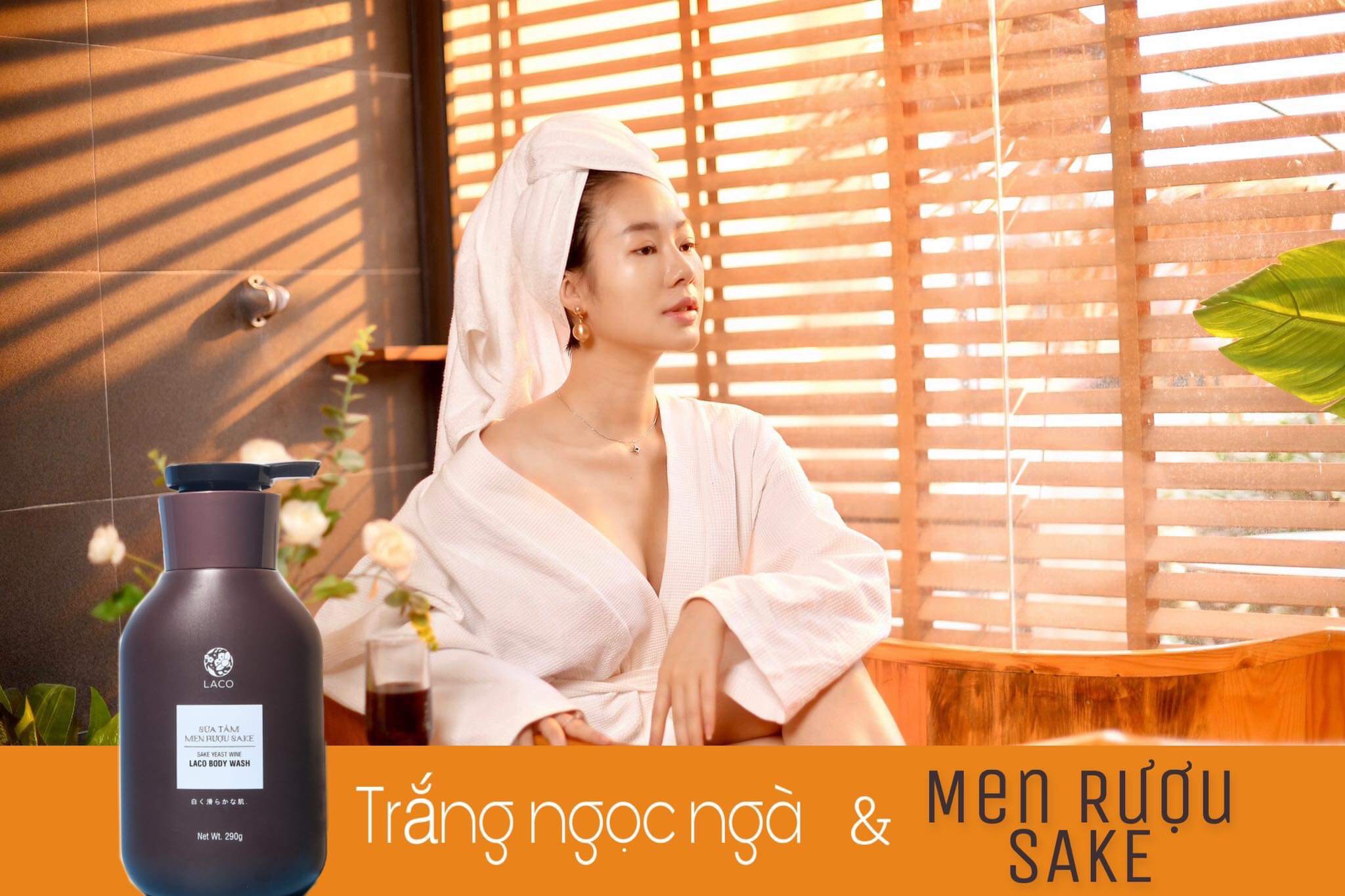 Sữa tắm men rượu SAKE 290g- date 2025