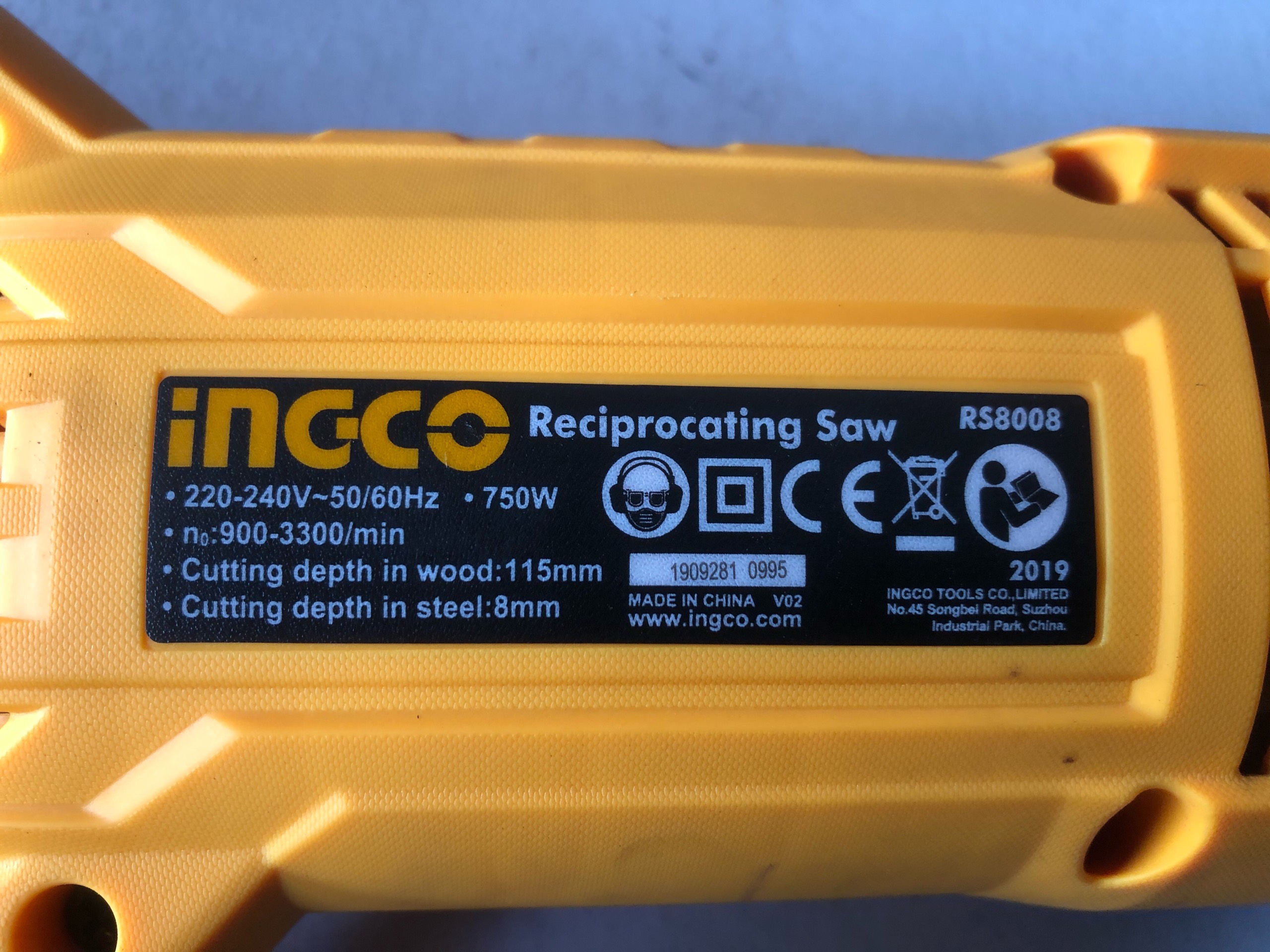 Máy cưa kiếm 750W INGCO RS8008 [Chính Hãng] -SHINSTORE