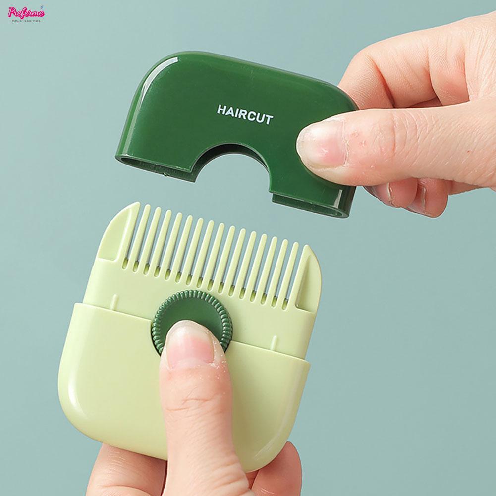 Preferme 2-In-1 Multi-Functional Hair Trimmer Comb Bangs Split Ends Cutter for Girls Professional Trimmer Haircutting Tools for Thin Hair.
