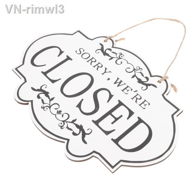 ❉ Sign Open Closed Hanging Businessdecor Signs Board Close Sidedrustic Comestore