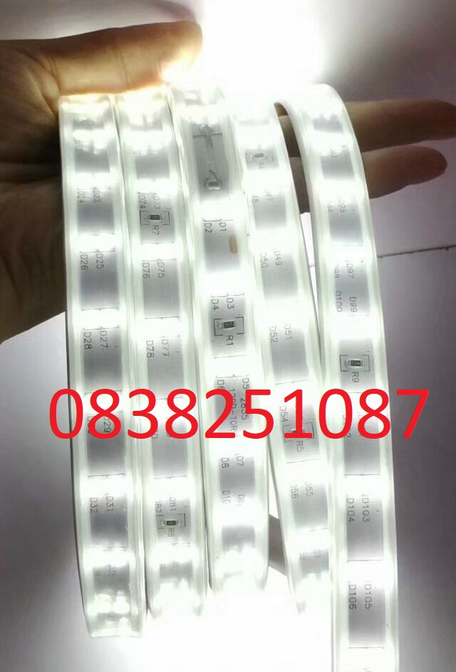 đèn led dây 2835 siêu sáng 2 hàng bóngdùng làm hắt trần thạch cao quấn cây trang trí