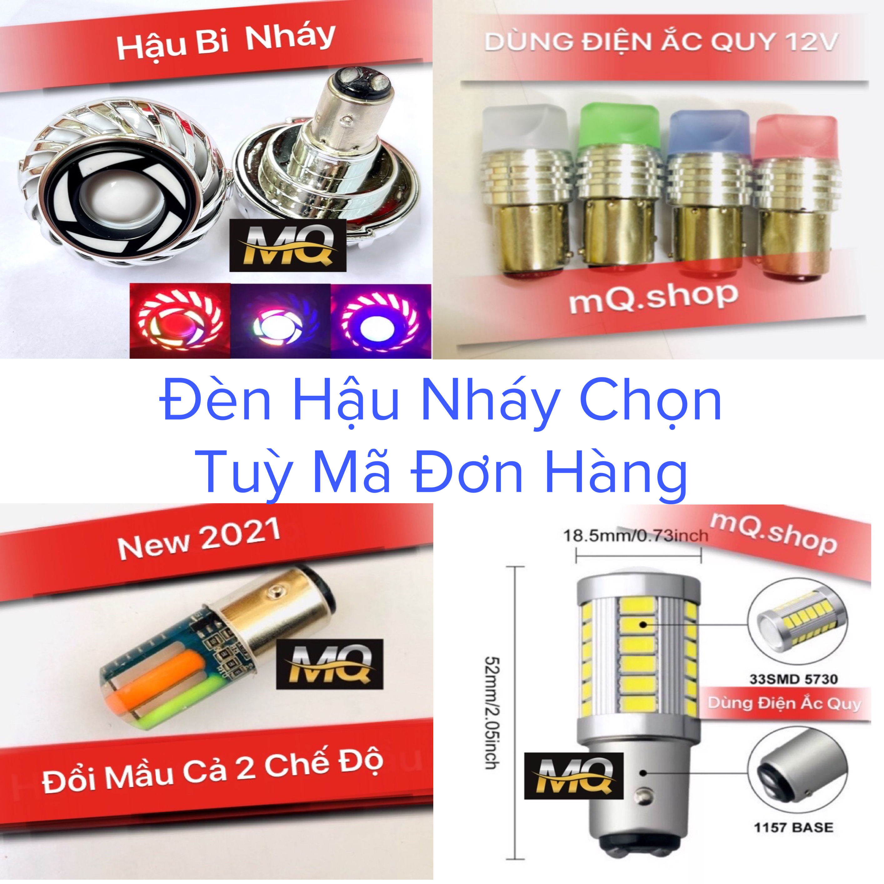 ĐÈN PHA LED CHÍNH HÃNG RTD M02E LẮP Ô TÔ XE MÁY