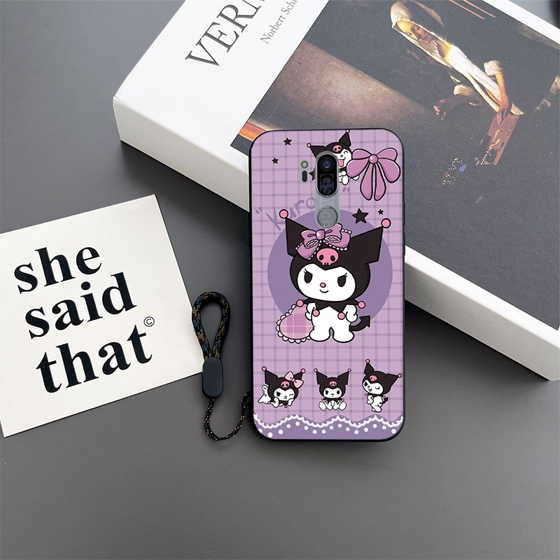 Lg g7 thinq g7+ g7 plus casing cute kuromi protective phone case