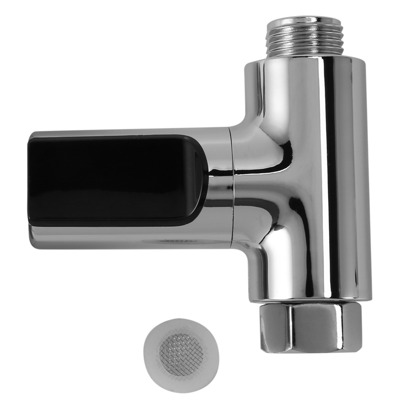 LED Display Shower , Water Flow SelfGenerating Electricity Shower