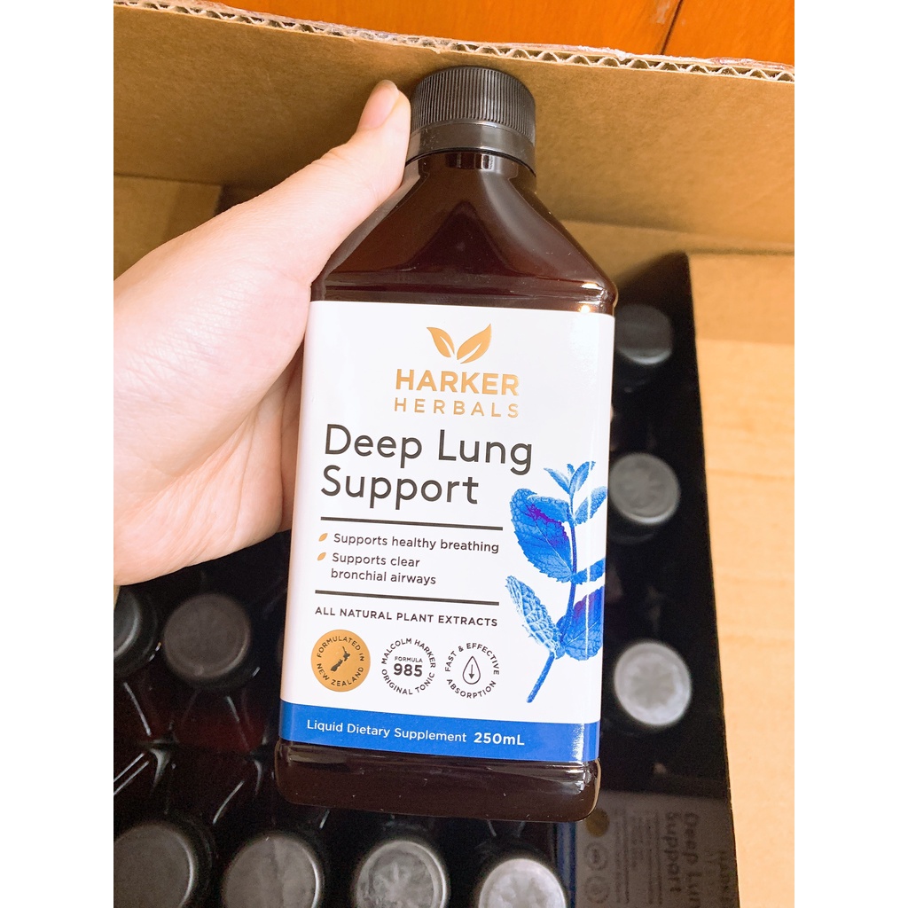 Thải Độc Phổi Bổ Phổi Cho Bé Harker Deep Lung Support 250ml